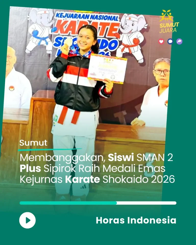 Indhika Syafitri Pulungan, siswa SMAN 2 Plus Sipirok, Tapanuli Selatan (Tapsel) yang tergabung