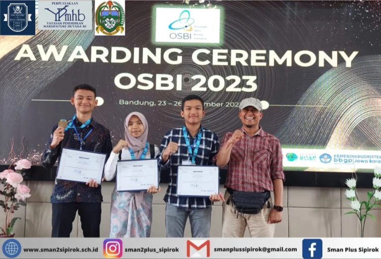 Rabu, 22 November 2023 Sman 2 Plus Sipirok memberangkatkan 3 Putera-Puteri terbaik nya untuk lan