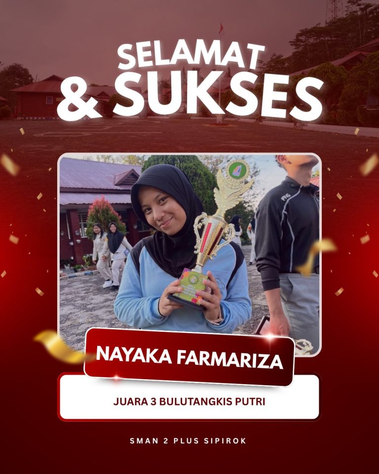 Selamat kepada siswa-i kami yang berhasil meraih juara pada ajang O2SN tingkat kabupaten TAPANUL (1)