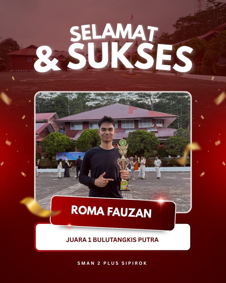 Selamat kepada siswa-i kami yang berhasil meraih juara pada ajang O2SN tingkat kabupaten TAPANUL