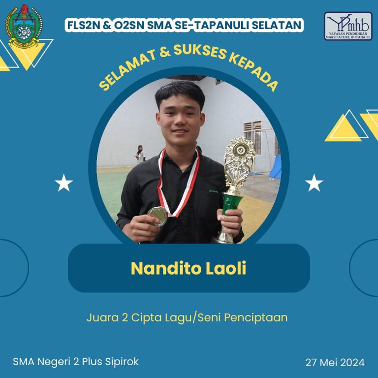 Selamat kepada siswa-i kami yang berhasil merebut juara pada ajang FLS2N tingkat Kabupaten Tapan (7)