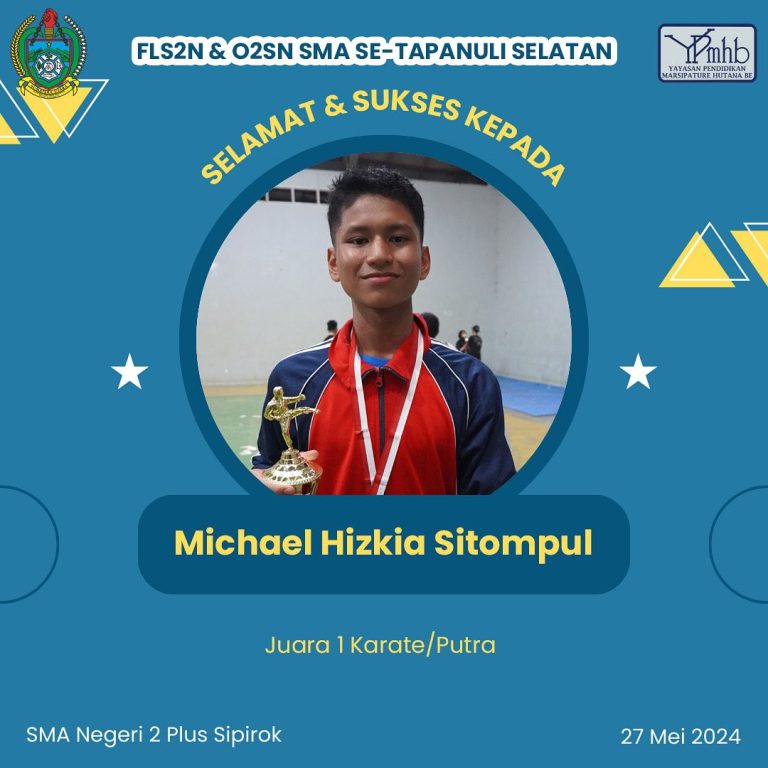 Selamat kepada siswa-i kami yang berhasil merebut juara pada ajang O2SN tingkat Kabupaten Tapanu (1)