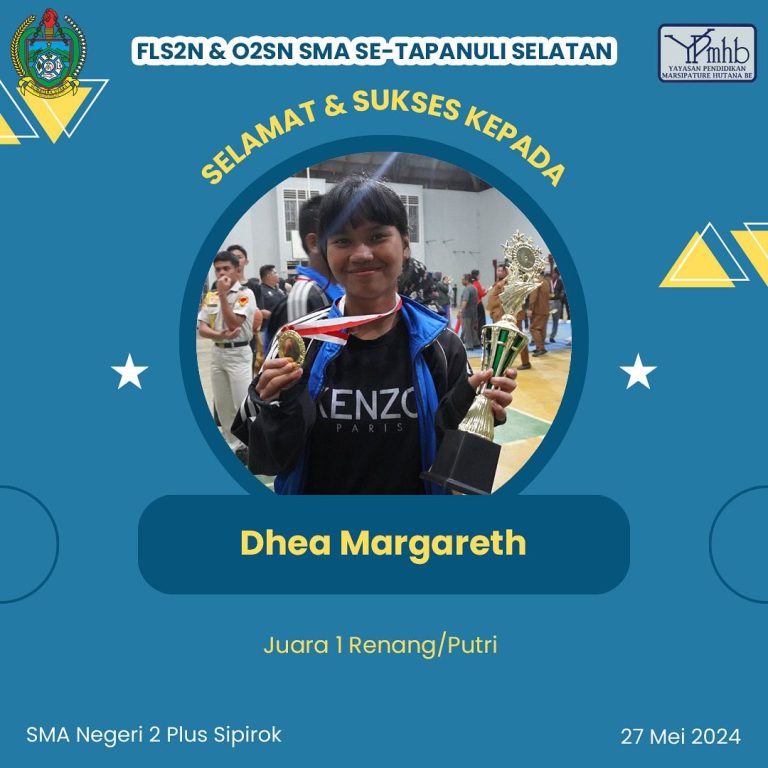 Selamat kepada siswa-i kami yang berhasil merebut juara pada ajang O2SN tingkat Kabupaten Tapanu (5)