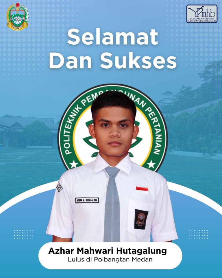 Selamat dan Sukses kami ucapkan kepada siswa-i kami yang telah lulus di Polbangtan Medan,Preside