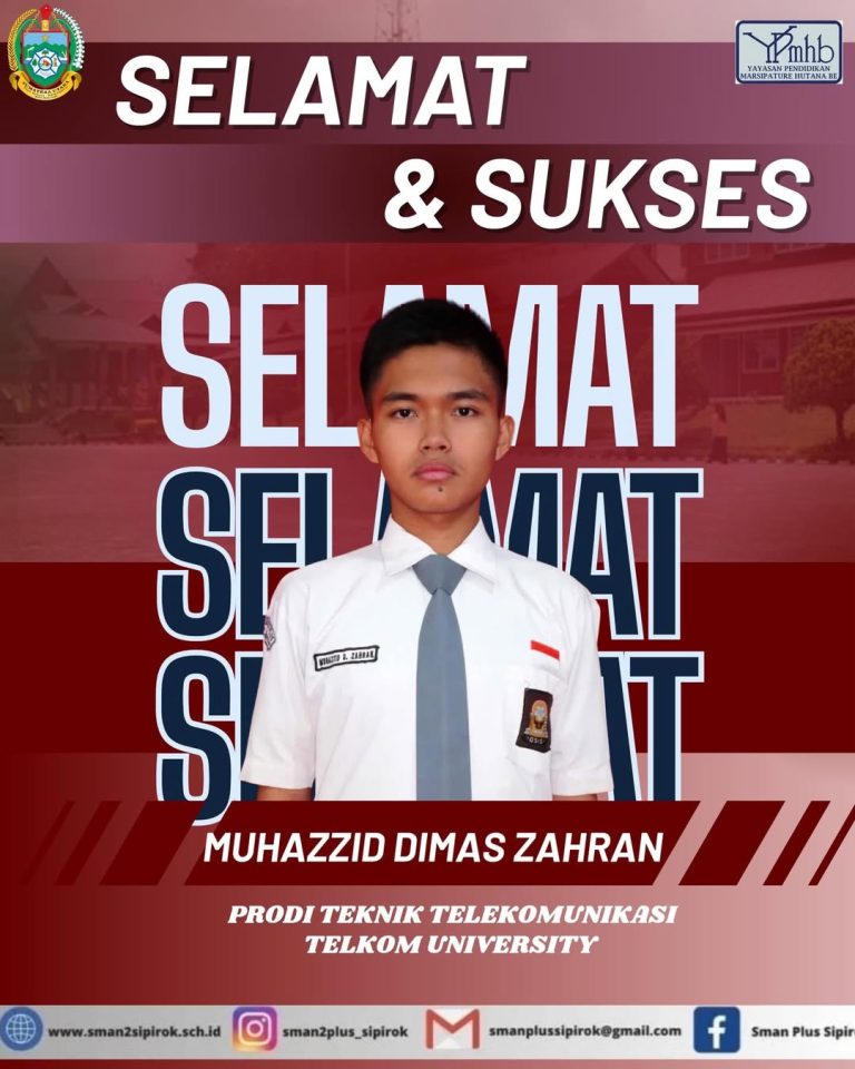 Selamat dan Sukses kami ucapkan kepada siswa-i kami yang telah lulus di Presiden University dan (4)