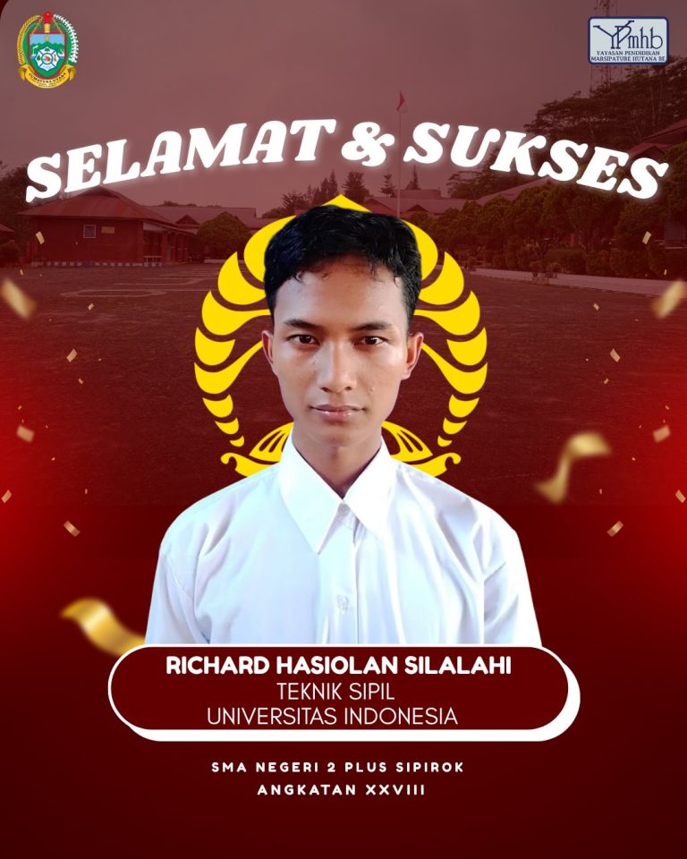 Selamat dan Sukses‼️🤩Keluarga besar SMA Negeri 2 Plus Sipirok mengucapkan selamat kepada seluru